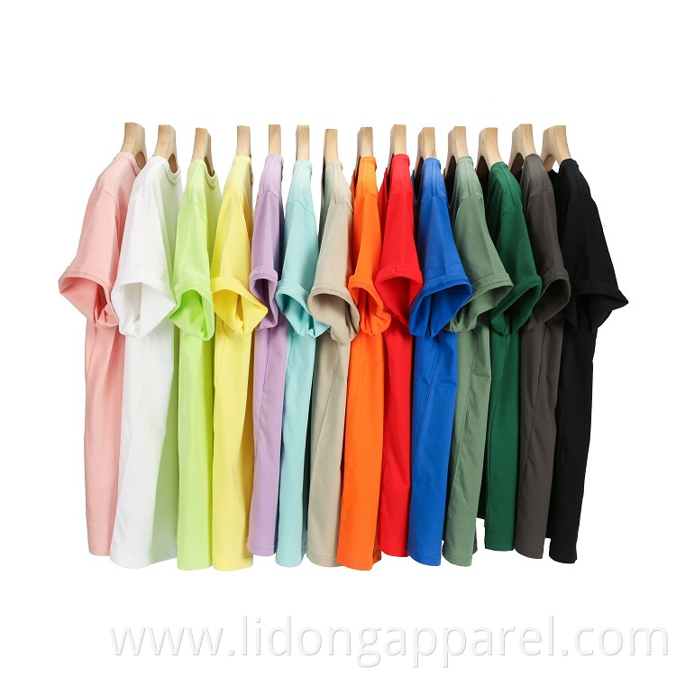 Wholesale Multicolor Casual Loose T-shirt Comfortable Fabric Short Sleeve plus size t-shirts